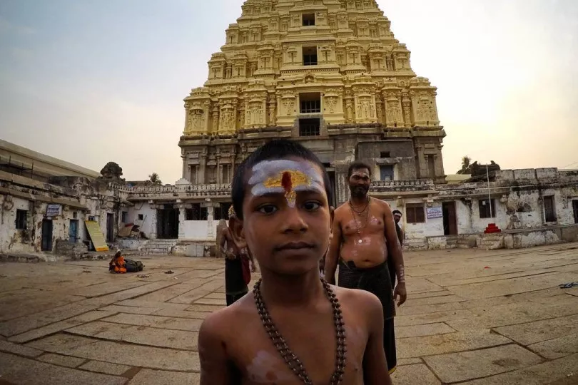 Hampi y la cultura hinduista conviven con los escaladores